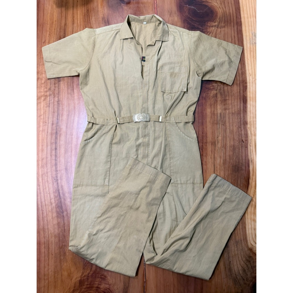 Vintage Bill Parry Pasadena Mens Jumpsuit Coverall Medium Cotton Work D3-27
